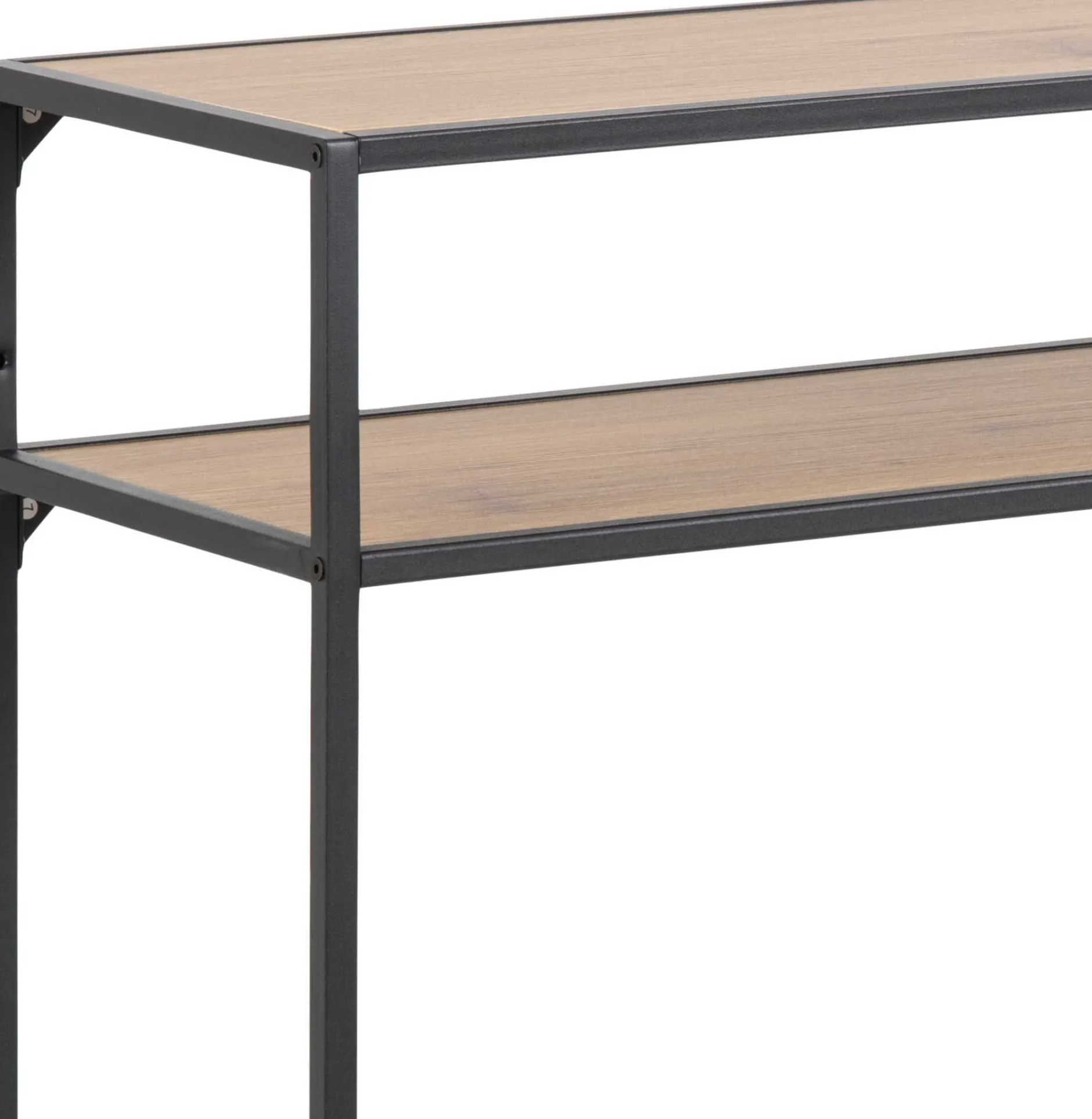 Beistelltisch Dover 120cm industrial - schwarz/Wildeiche