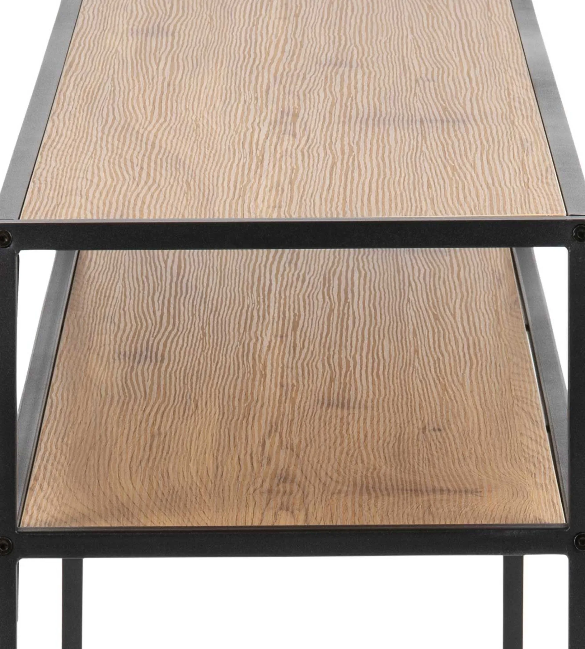 Beistelltisch Dover 120cm industrial - schwarz/Wildeiche