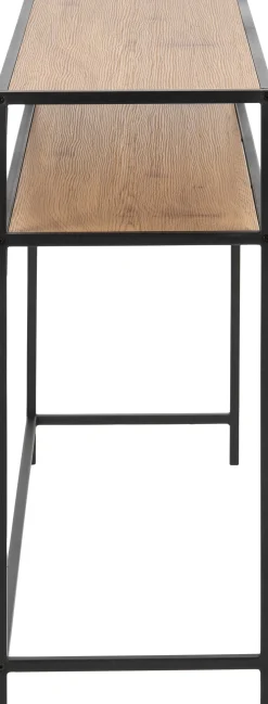 Beistelltisch Dover 120cm industrial - schwarz/Wildeiche