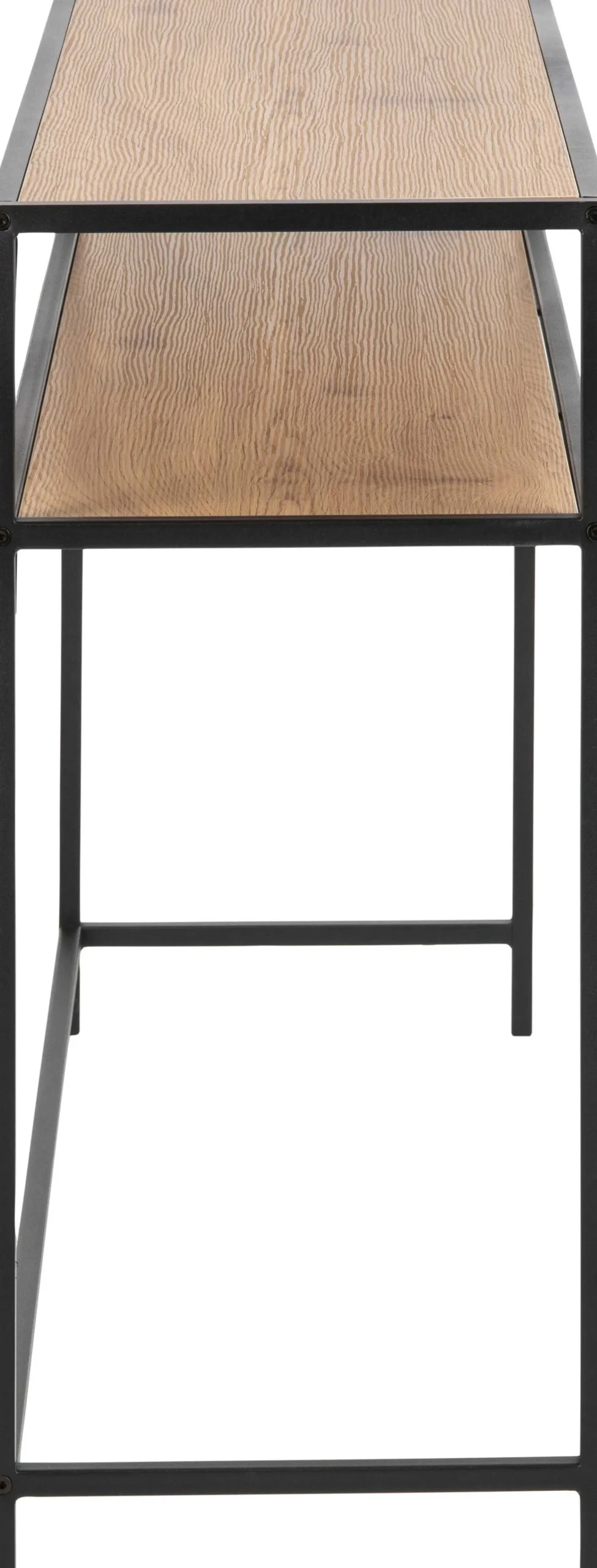 Beistelltisch Dover 120cm industrial - schwarz/Wildeiche