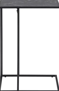 Beistelltisch Infinity 43x35 cm - schwarzer Marmor