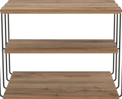 Beistelltisch Lifon - 100% MELAMINE - Atlantische Kiefer - 50 x 33 x 40 cm