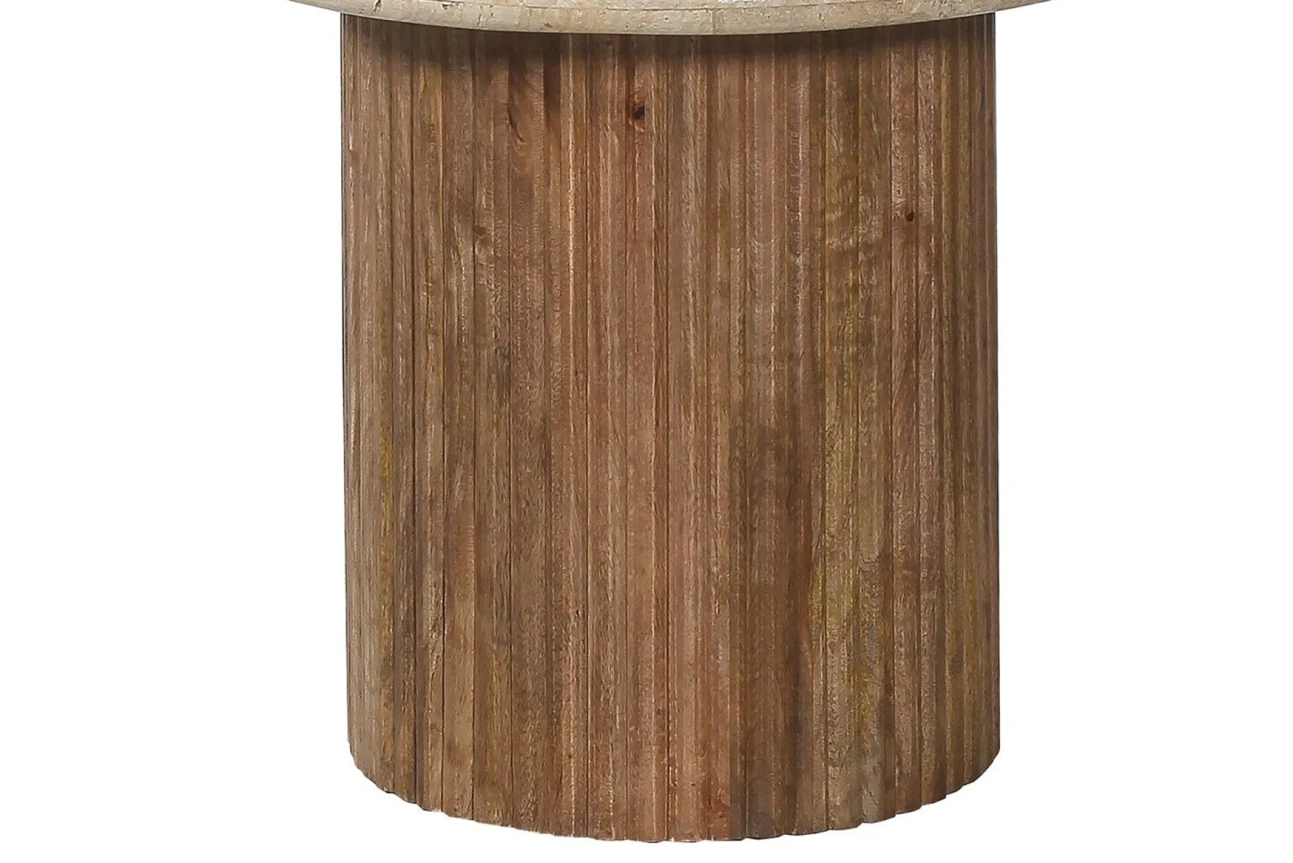 Beistelltisch Louis | Ø50 x 45 cm | Travertin Beige