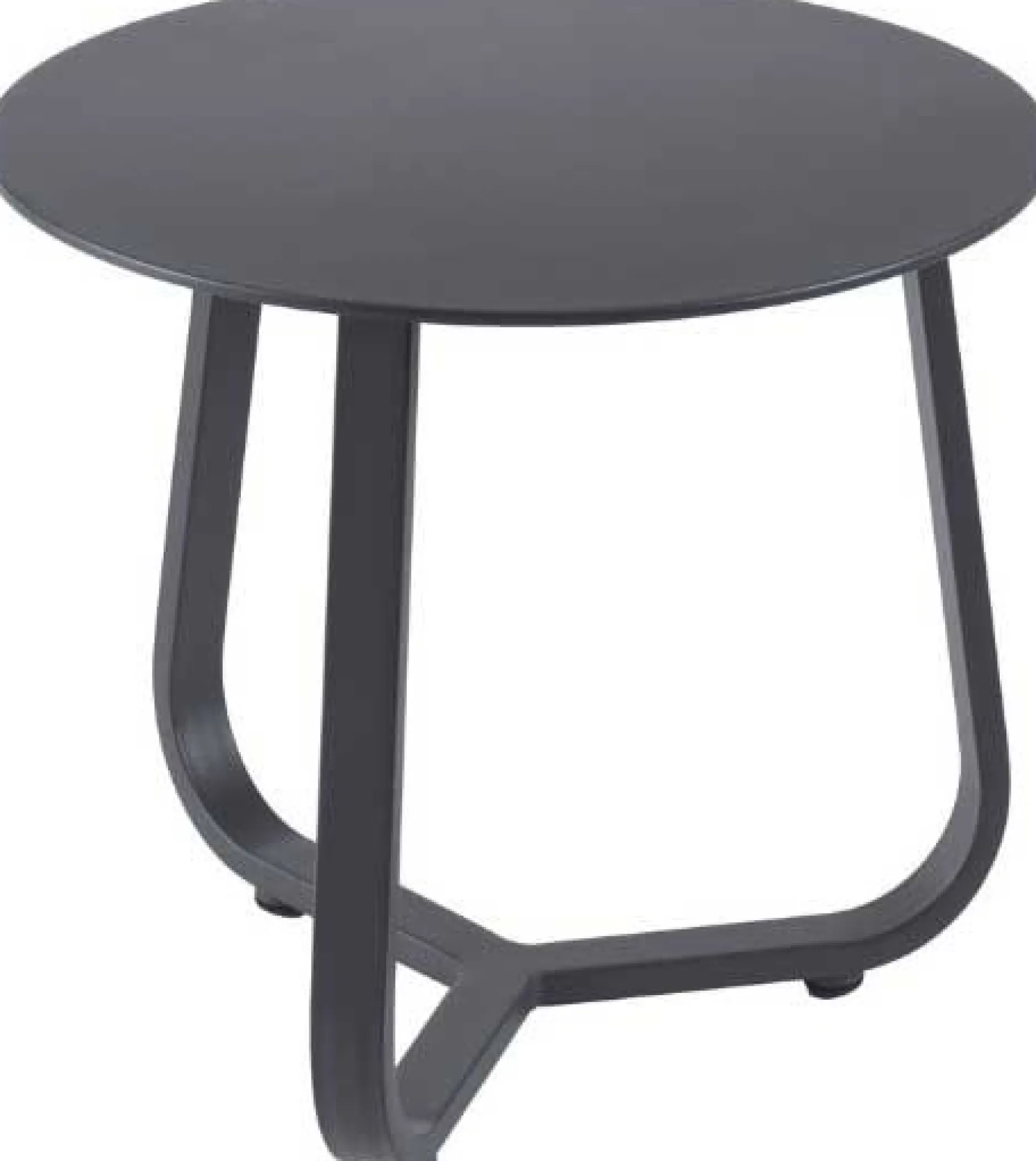 Beistelltisch Margarite Gescova - Aluminium anthrazit - kompakt