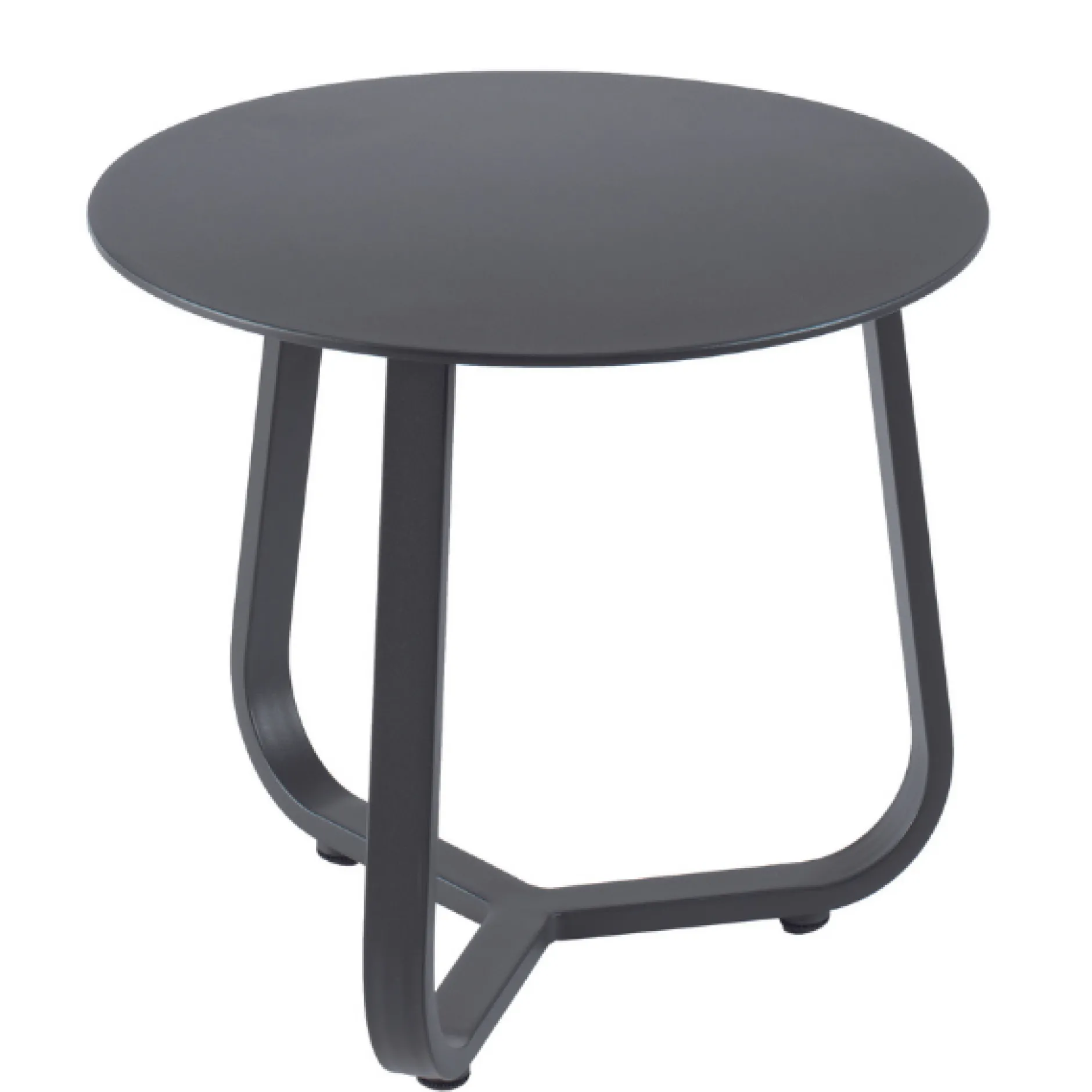 Beistelltisch Margarite Gescova - Aluminium anthrazit - kompakt