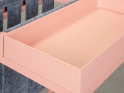 Beistelltisch Nubis 35x35 - rosa/grau