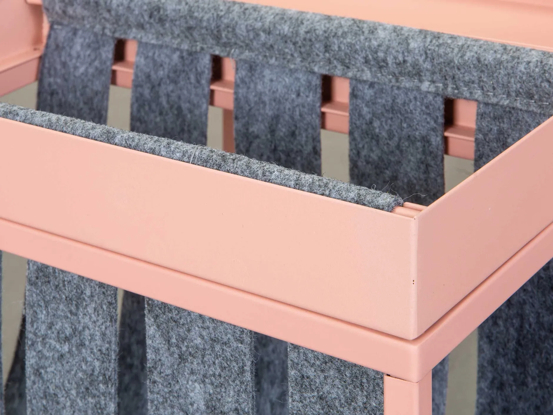 Beistelltisch Nubis 35x35 - rosa/grau
