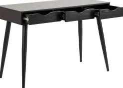 Beistelltisch/Schreibtisch Jupiter 110 cm 3 Schubladen - schwarz