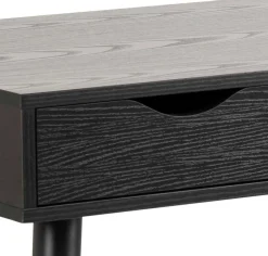 Beistelltisch/Schreibtisch Jupiter 110 cm 3 Schubladen - schwarz