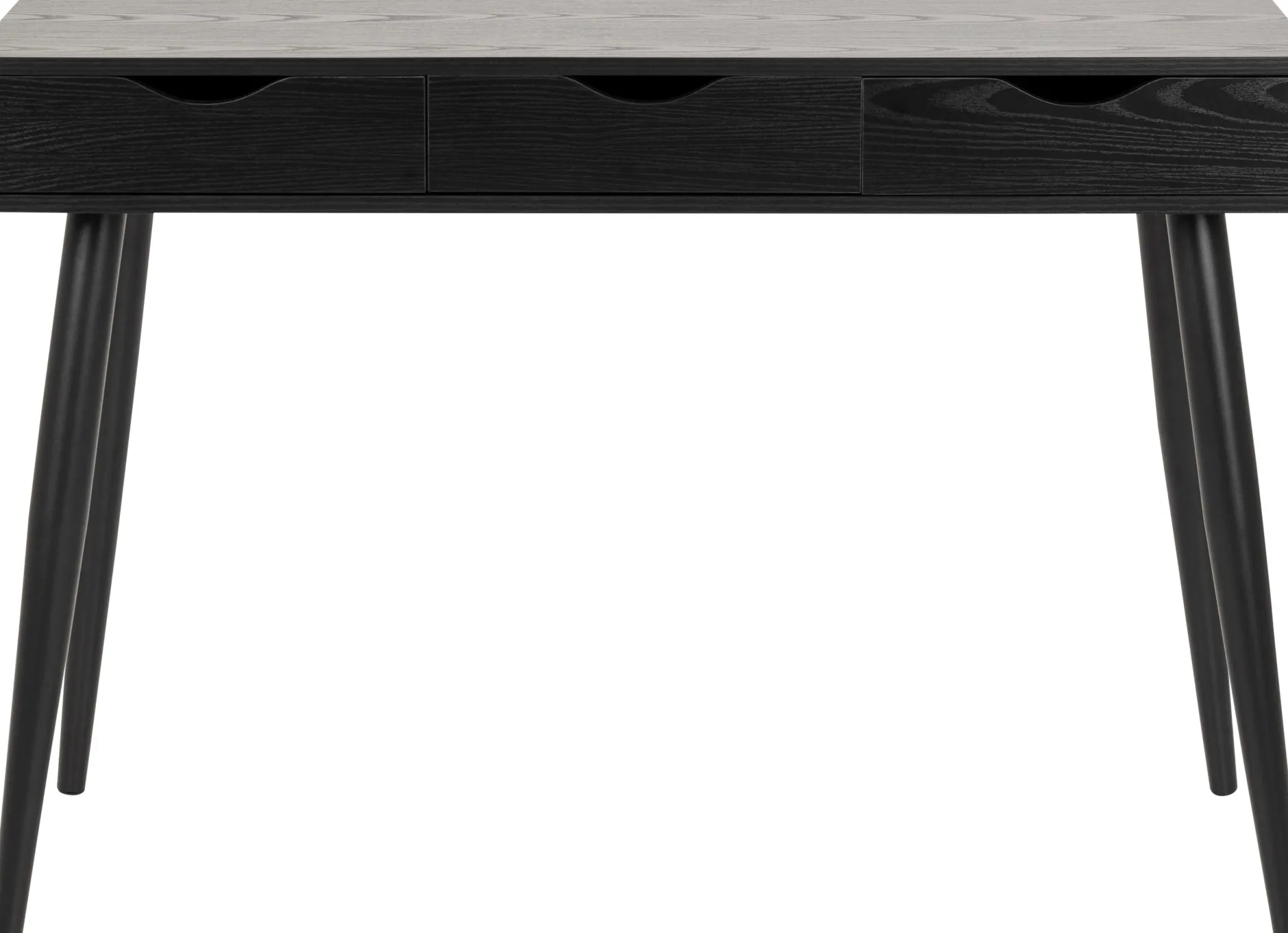 Beistelltisch/Schreibtisch Jupiter 110 cm 3 Schubladen - schwarz