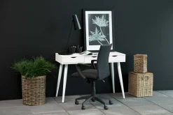 Beistelltisch/Schreibtisch Jupiter 110 cm 3 Schubladen - weiß