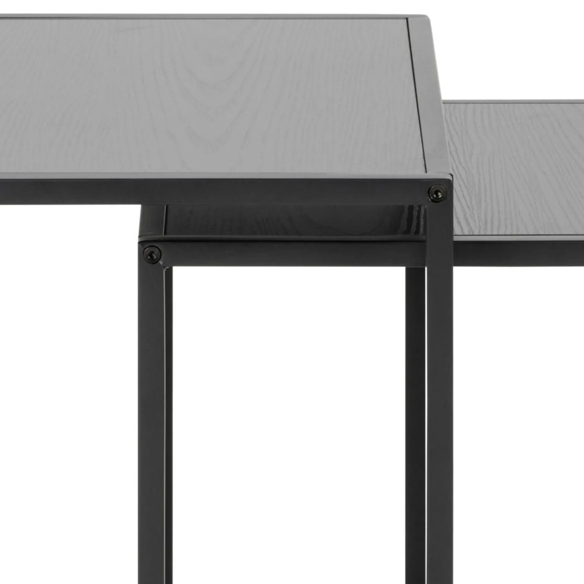 Beistelltisch-Set Dover - 2-teilig - 50x50x45cm - schwarz