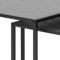 Beistelltisch-Set Dover - 2-teilig - 50x50x45cm - schwarz