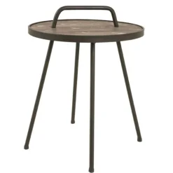 Beistelltisch | Ø50 x 65 cm | Braun