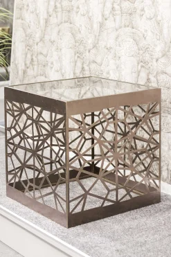 Beistelltisch | 50 x 50 x 50 cm | Bronze