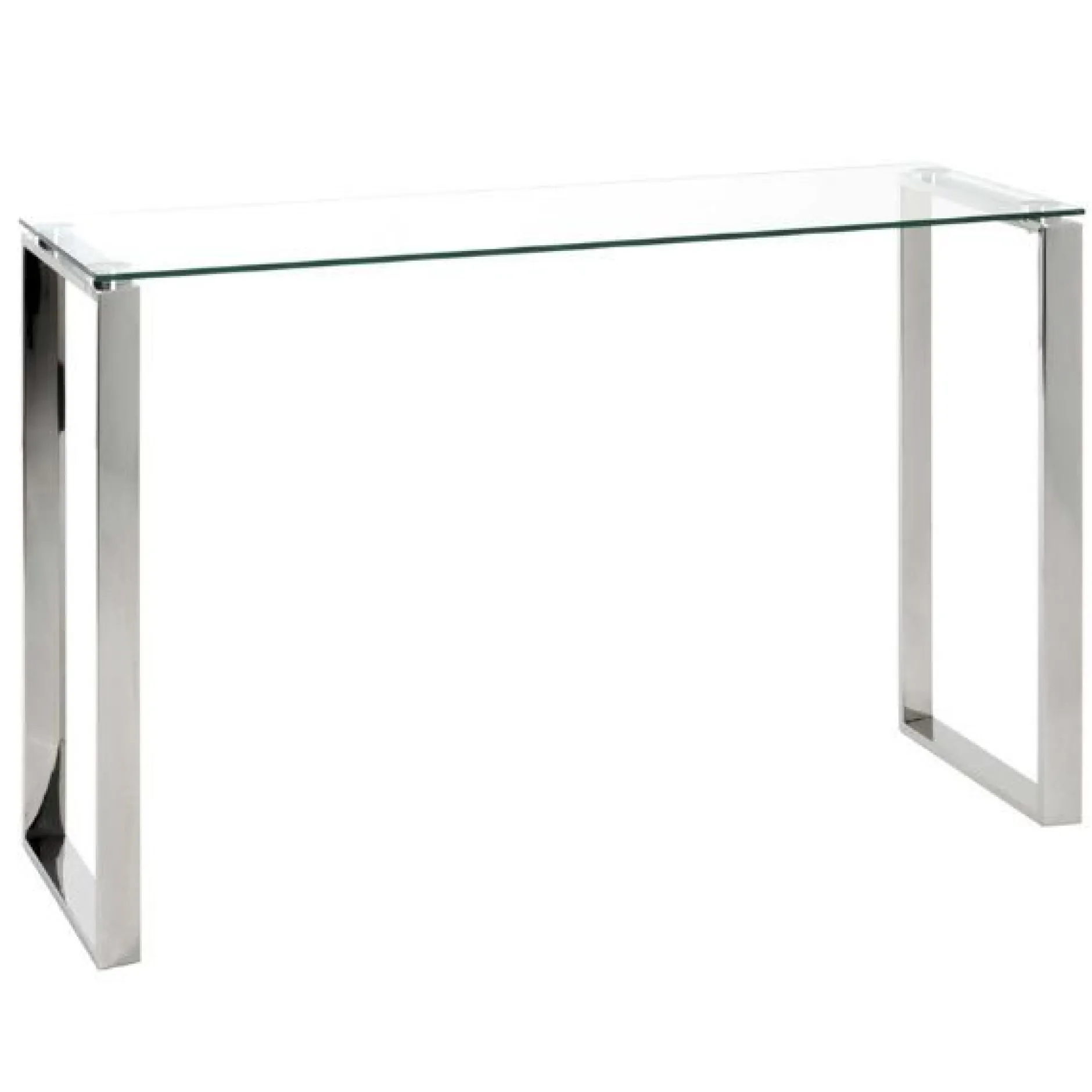 Beistelltisch | 120 x 40 x 78 cm | Metall/Glas