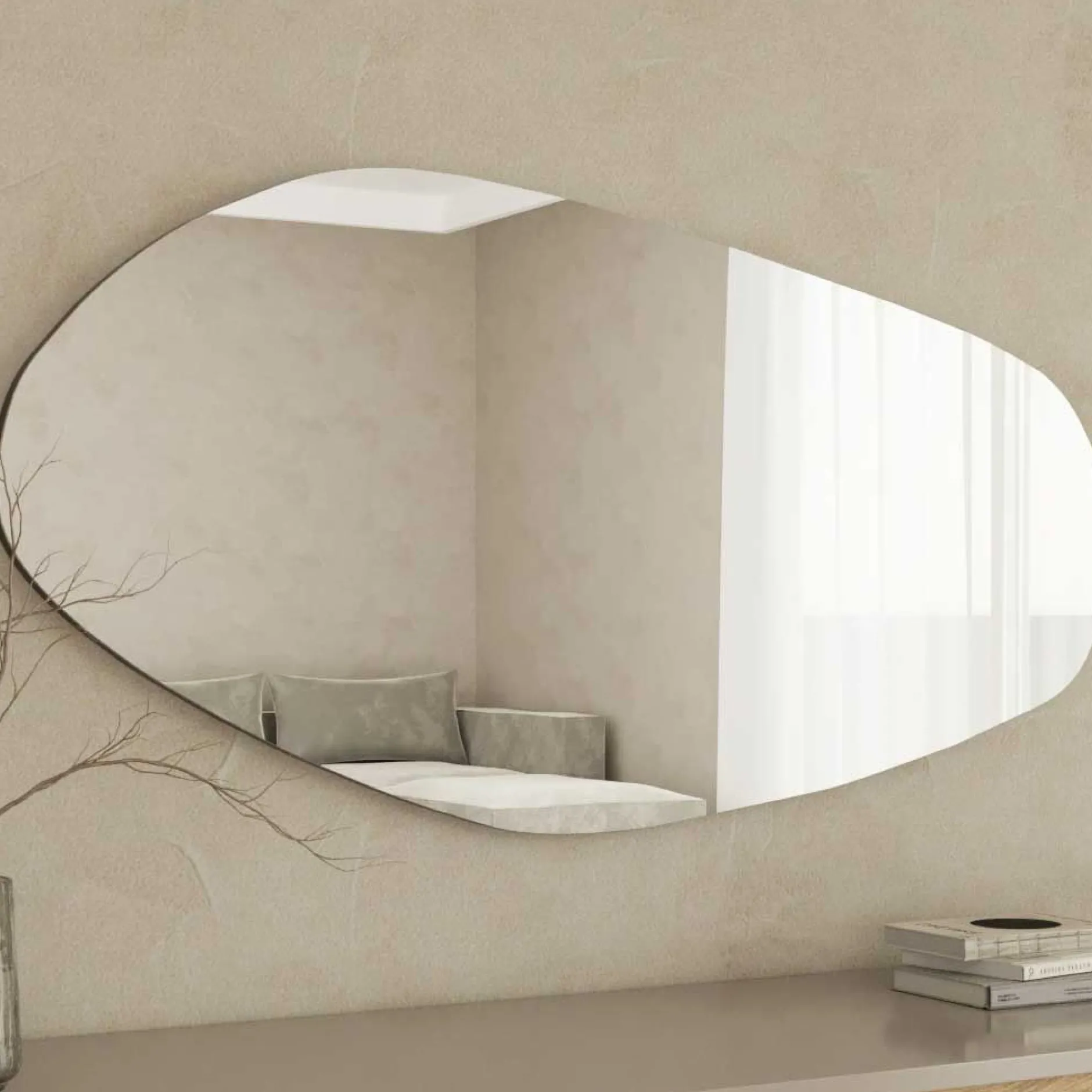 Bella Spiegel | 100% MDF | Schwarz