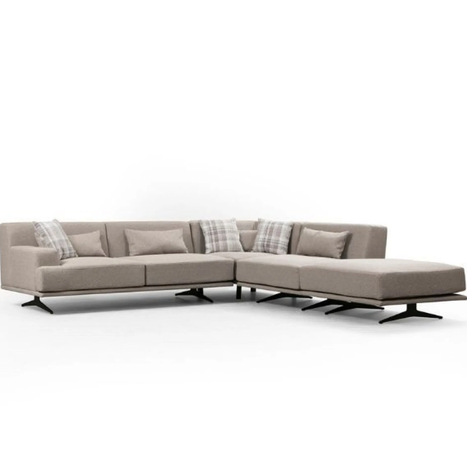 Bentley Ecksofa | BUCHENHOLZ / SPANPLATTE | Beige