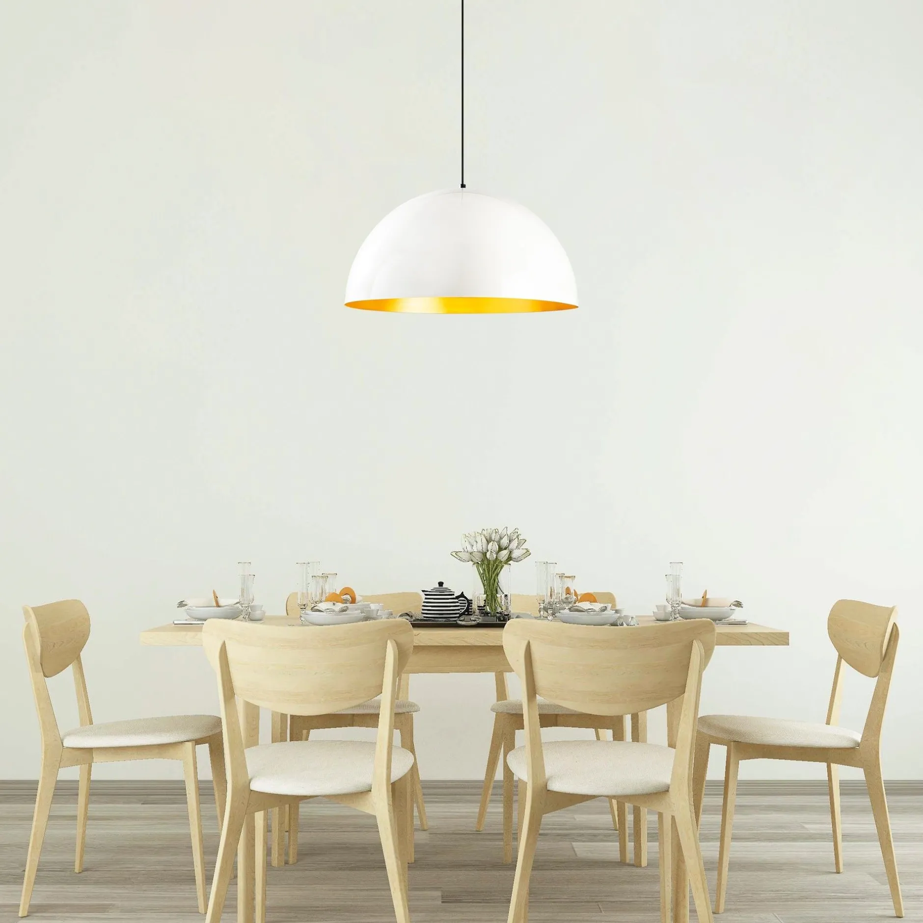 Berceste Kronleuchter | METALLGEHÄUSE | Weiß