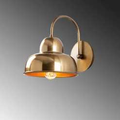 Berceste Wandleuchte | METALLGEHÄUSE | Gold