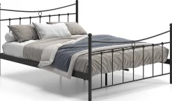 Bett Liza mit Lattenrost 160x200 - schwarz