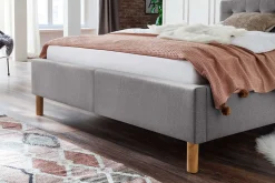 Bett Marilou 120x200 - grau