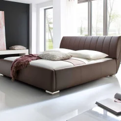 Bett mit Stauraum Davos 200x200 kingsize - braun
