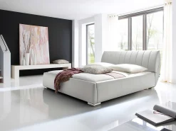 Bett mit Stauraum Davos 180x200 - weiß
