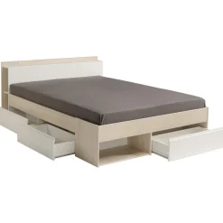 Bett Most 160x200cm mit Schubladen - Akazie