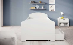 Bett Nero 90x200 mit 2 Schubladen - weiß