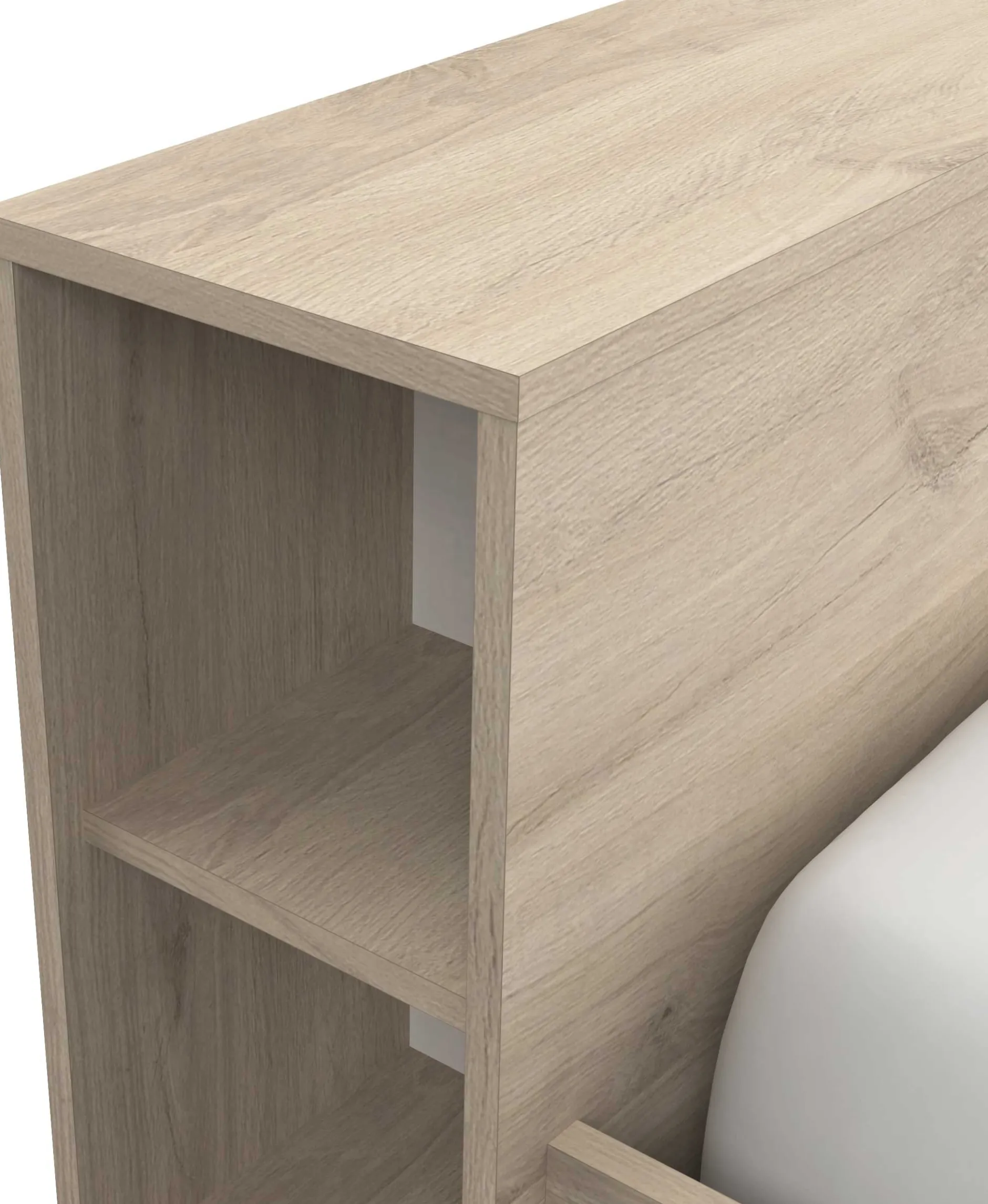 Bett Polly 160 x 200 cm-Kronberger Eiche