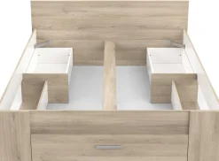 Bett Polly 160 x 200 cm-Kronberger Eiche