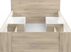 Bett Polly 140 x 200 cm-Kronberger Eiche