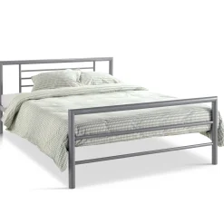 Bett Sandro 140x200 - grau