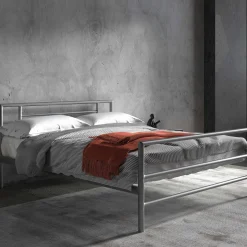 Bett Sandro 140x200 - grau