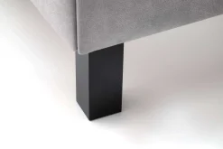 Bett San Marino 180x200cm mit Stauraum Kunstleder - grau/schwarz