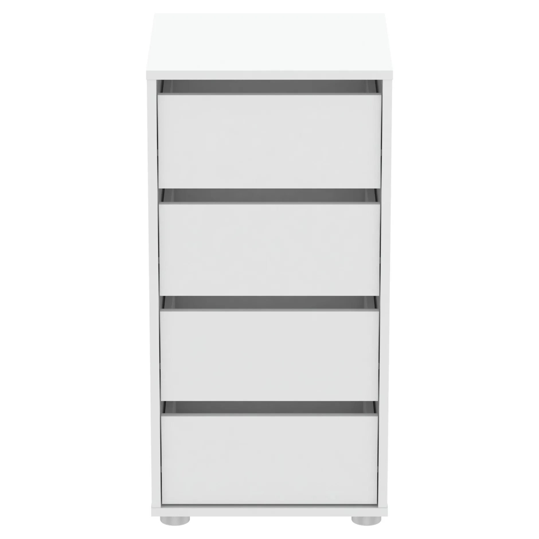 Blokty Kommode - 396x39,30x76,30 cm - Weiß/Spanplatte