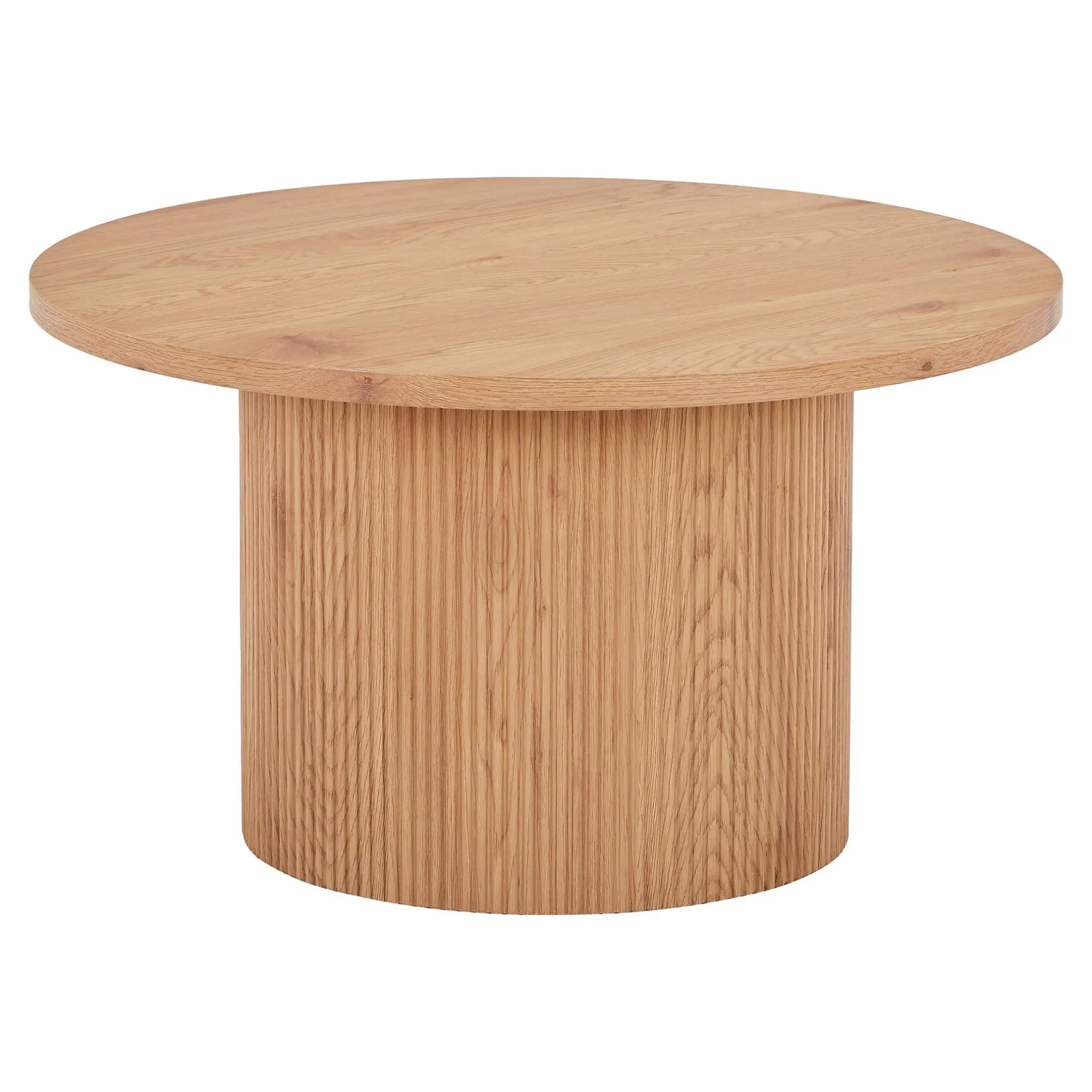 Boavista Natural Couchtisch | Ø80x45 cm | MDF, Dekorpapier