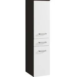 BobbiBadezimmer : 3x Hängeschrank, Spiegelschrank, Waschtischunterschrank