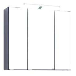 BobbiBadezimmer : 3x Hängeschrank, Spiegelschrank, Waschtischunterschrank
