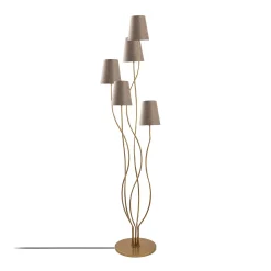 Bonibon Stehleuchte | METALLGEHÄUSE | Gold, Beige