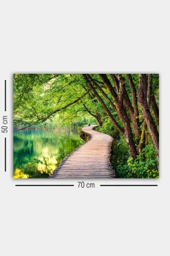 Bract Dekoratives Leinwandbild | Holzrahmen | 50 x 70 cm