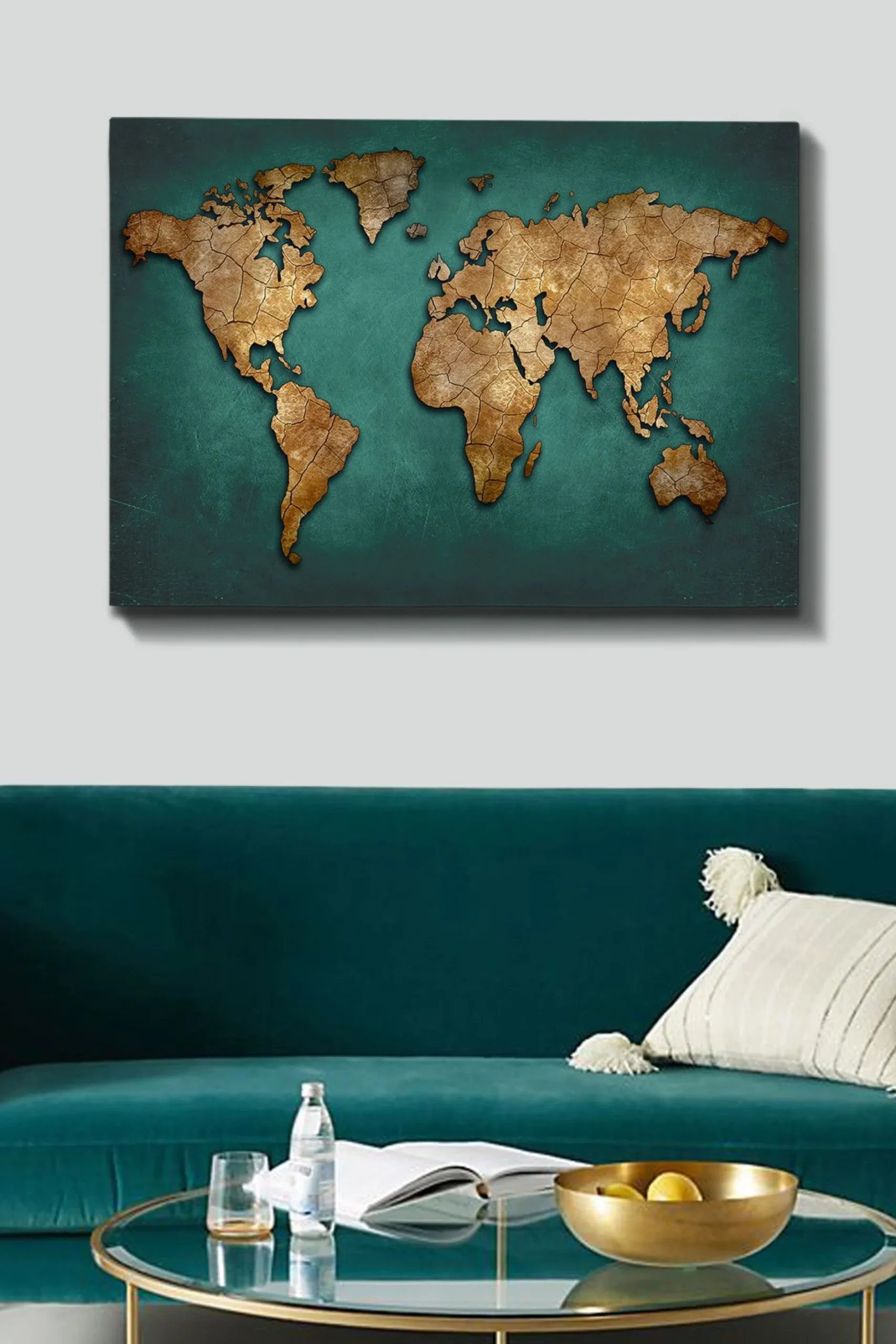 Bract Dekoratives Leinwandbild | Holzrahmen | 70 x 100 cm
