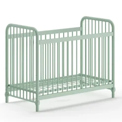 Bronxx Babybett - 60x120cm - olivgrün