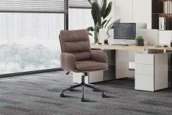 Bürostuhl Aimé - 64x68x88cm - verstellbar - braun
