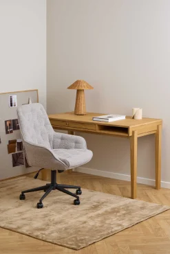 Bürostuhl Erik - 60x67x105cm - verstellbar - beige Stoff