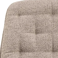 Bürostuhl Erik - 60x67x105cm - verstellbar - beige Stoff