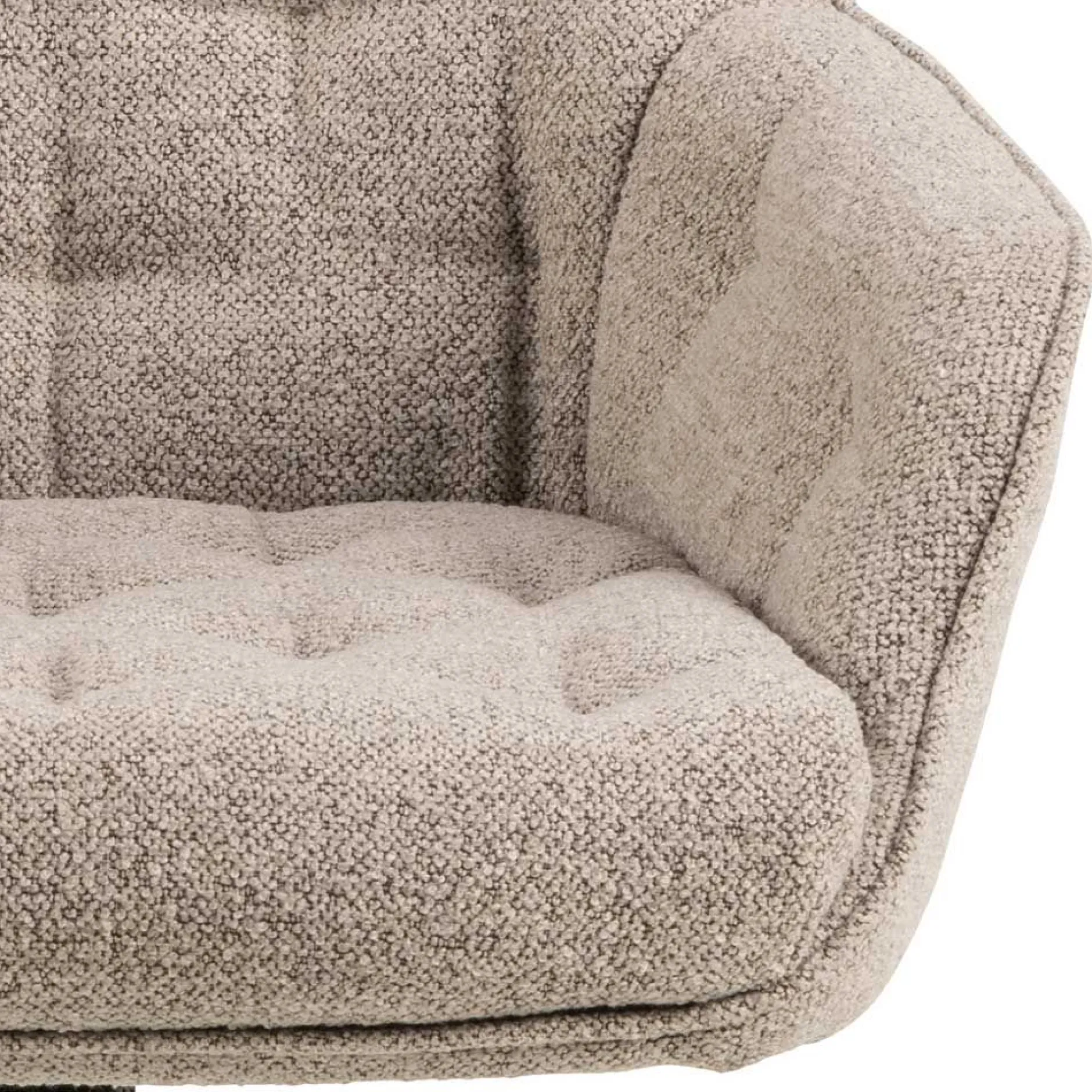 Bürostuhl Erik - 60x67x105cm - verstellbar - beige Stoff
