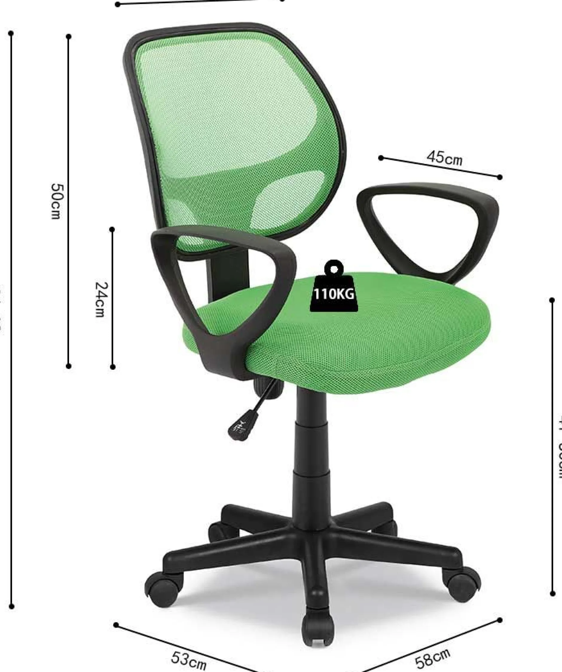 Bürostuhl Pipa - grün