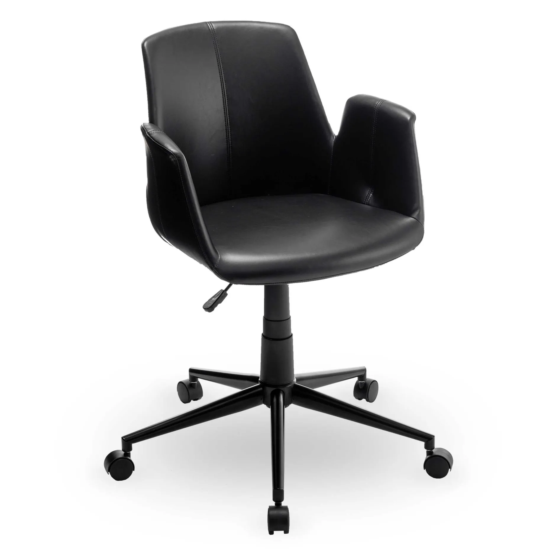 Bürostuhl Playtime - 55x60x84 cm - Schwarz/PU Kunstleder